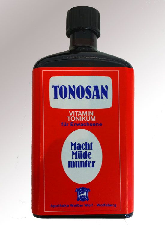 Vitamintonikum - Flasche mit Vitamin Tonikum für mehr Vitalität