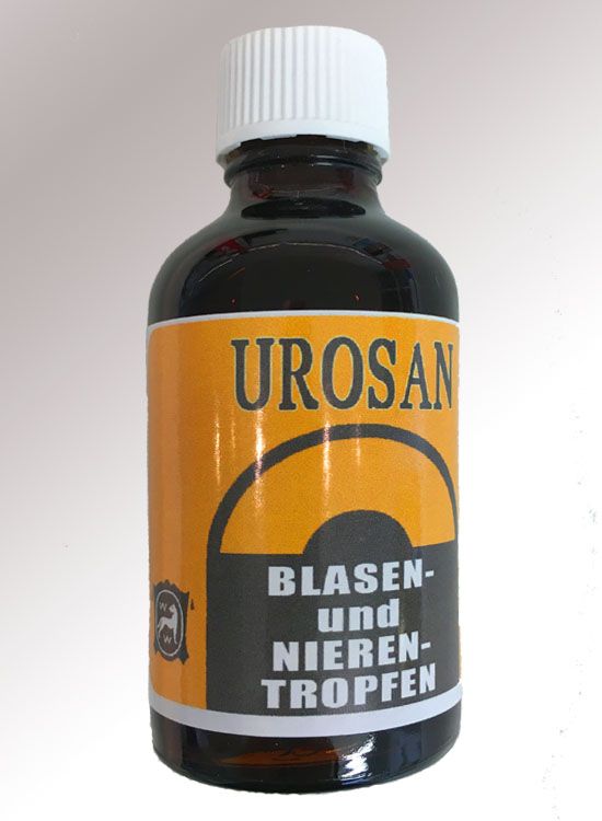 Blasen und Nierentropfen - Fläschchen Urosan Blasen- und Nierentropfen, das zur Linderung von Blasenbeschwerden eingesetzt wird